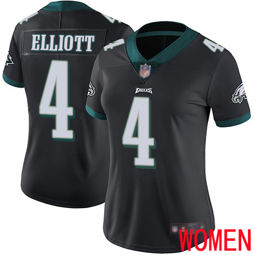 Women Philadelphia Eagles 4 Jake Elliott Black Alternate Vapor Untouchable NFL Jersey Limited Player Football
